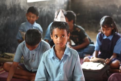 Children in a classroom setting